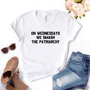 On Wednesdays We Smash The Patriarchy T-shirt