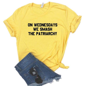 On Wednesdays We Smash The Patriarchy T-shirt