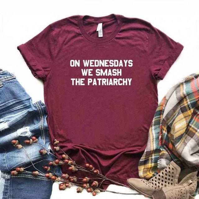 On Wednesdays We Smash The Patriarchy T-shirt