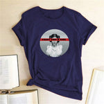 Load image into Gallery viewer, Fight Like A Girl Print Feminist T-shirt
