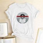Load image into Gallery viewer, Fight Like A Girl Print Feminist T-shirt
