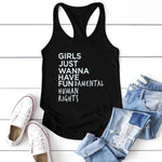 Load image into Gallery viewer, Girls Just Wanna Have Fundamental Human Rights T-shirt
