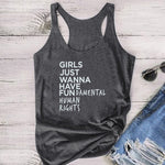 Load image into Gallery viewer, Girls Just Wanna Have Fundamental Human Rights T-shirt
